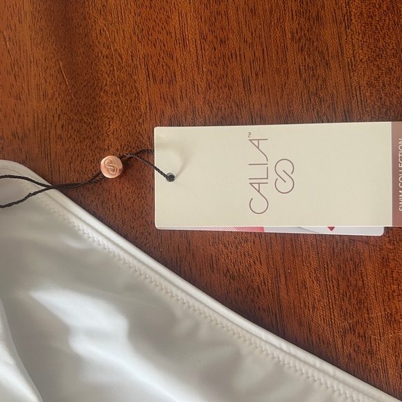 CALIA White Bikini Set XL — Strappy Top & Mid-Rise Bottom NWT - Picture 9 of 12